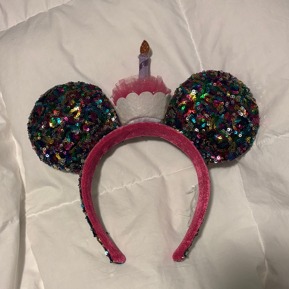 Disney Mouse Ears Birthday Headband
